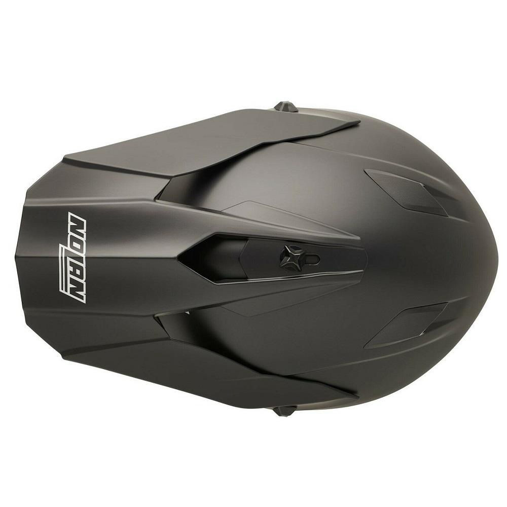 Nolan N53 Smart Motocross Helmet Off-Road Quad ATV Motorcycle Black White MX - Picture 9 of 18