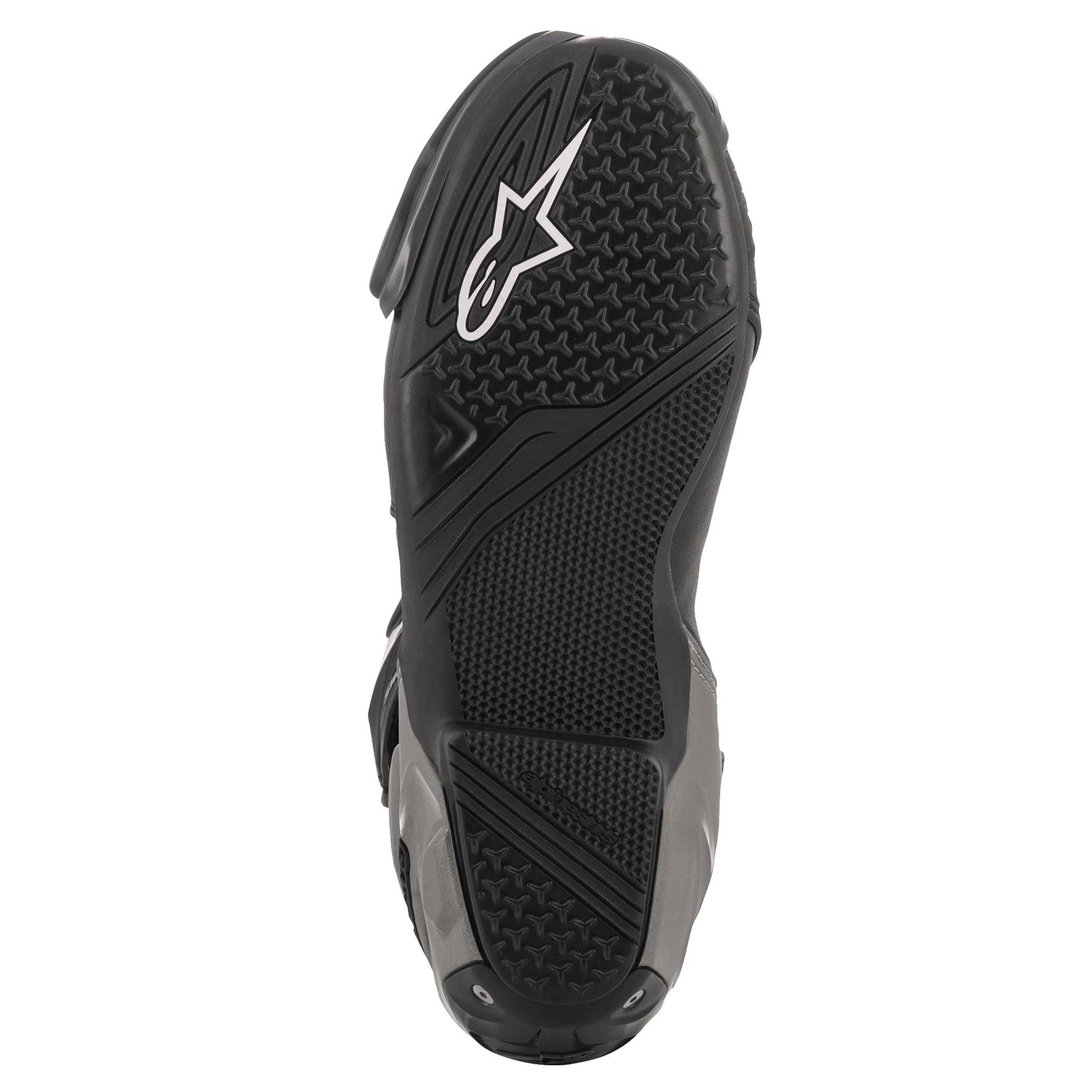 Alpinestars SMX Plus v2 Motorcycle Boots CE Sports Touring Motorbike Black White - Picture 10 of 13