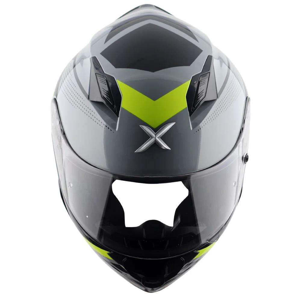Axor Hunter Cornet Full Face Motorcycle Helmet Scooter Motorbike Free Dark Visor - Picture 22 of 22