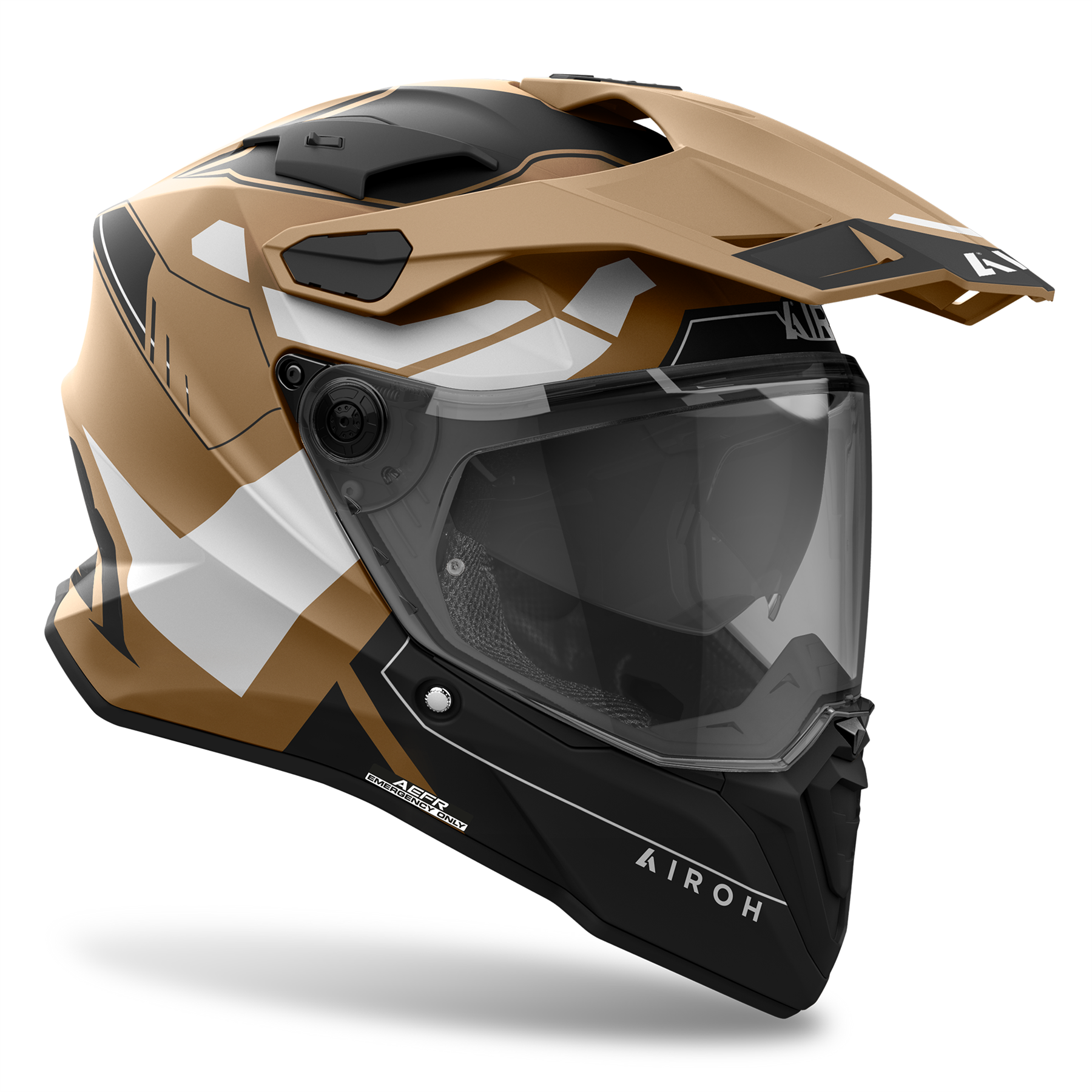 Airoh Commander 2 Carbon Reveal Adventure Enduro Off Road Dual Sport Helmet - Picture 19 of 20