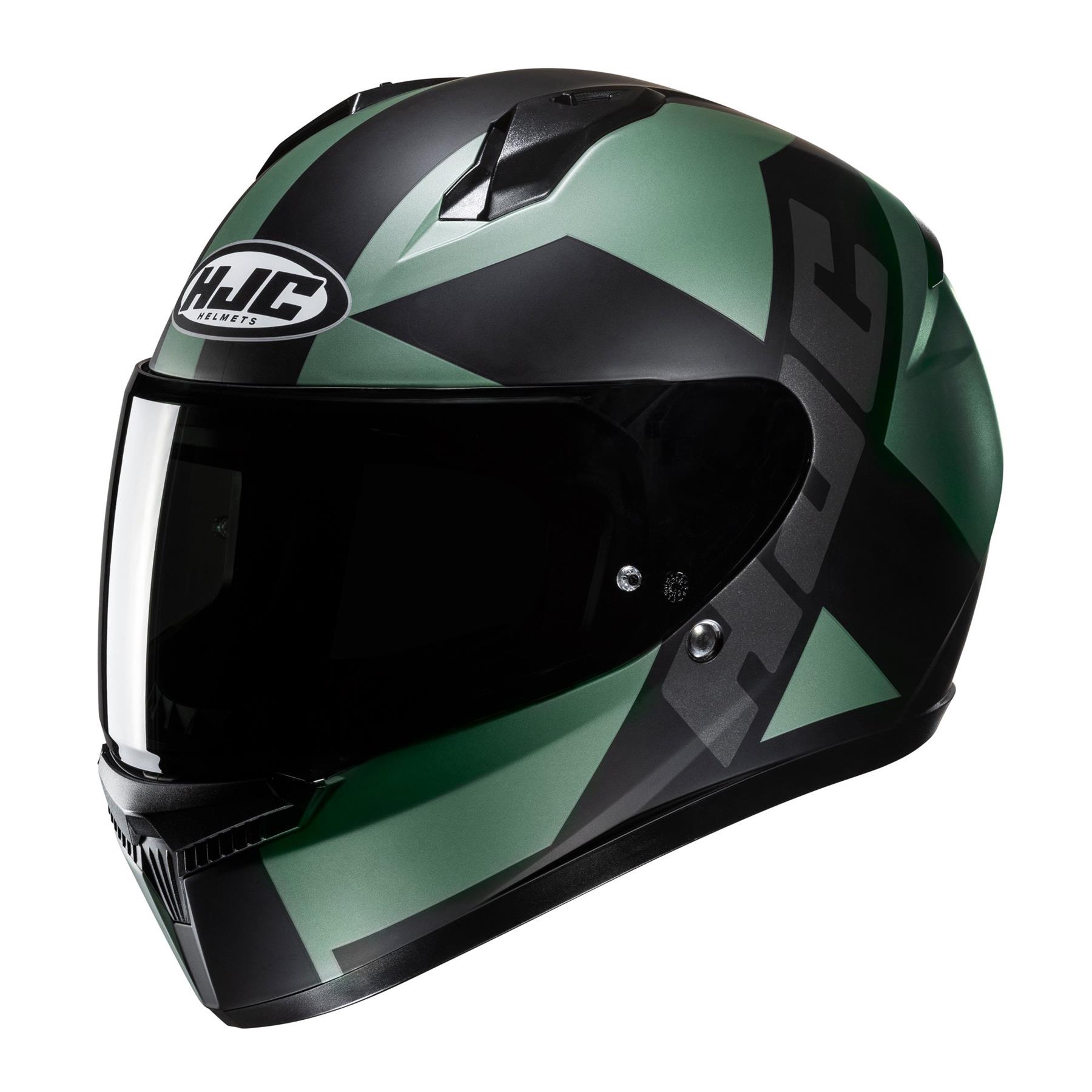 HJC C10 Tez Full Face Motorcycle Helmet Motorbike Scooter ACU Gold Crash Lid - Picture 13 of 14