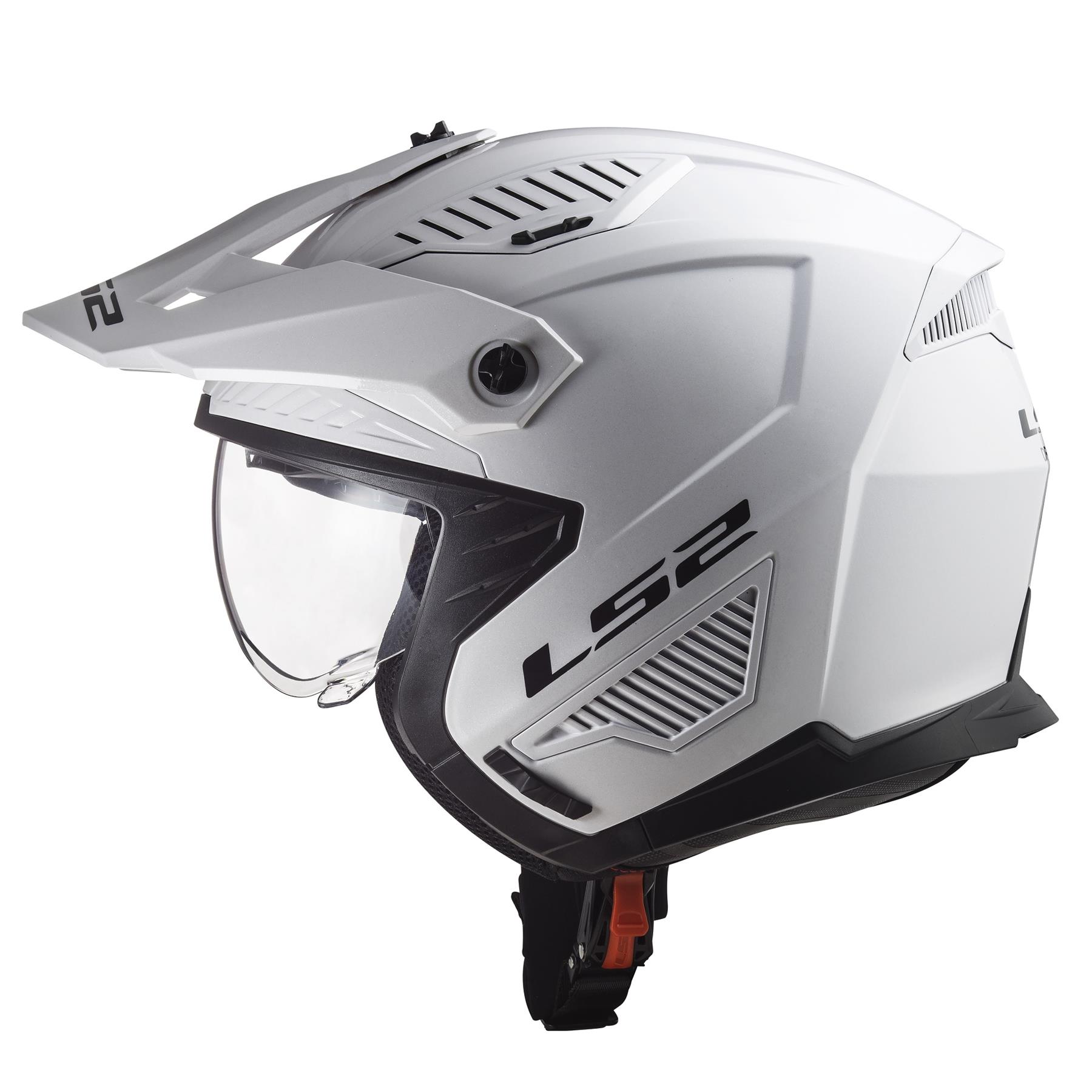 LS2 OF606 Casco moto alla deriva semplice fuori strada prova avventura maschera - Foto 21 di 23