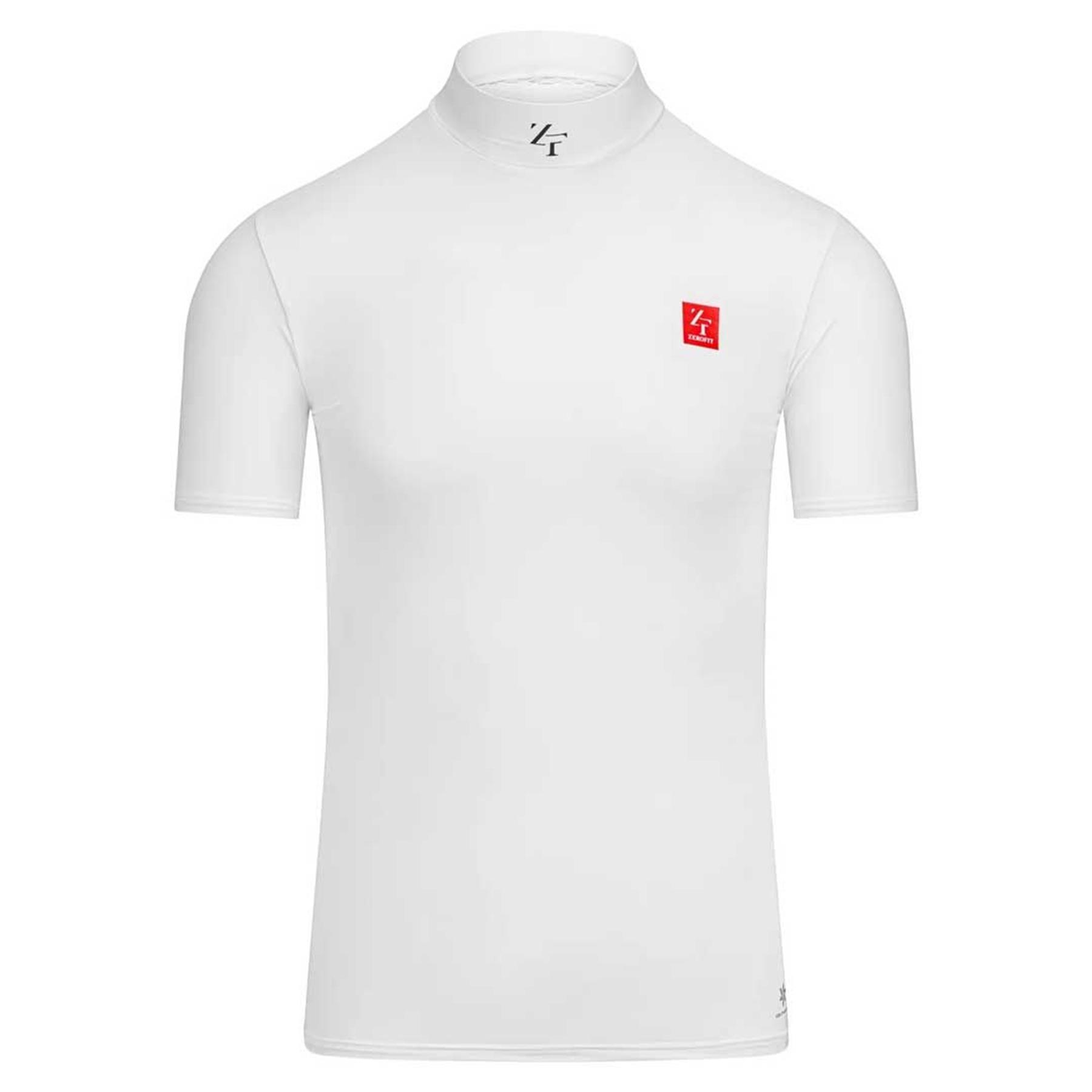 Zerofit Iceskin Short Sleeve Motorcycle Base Layer Top Summer Black White