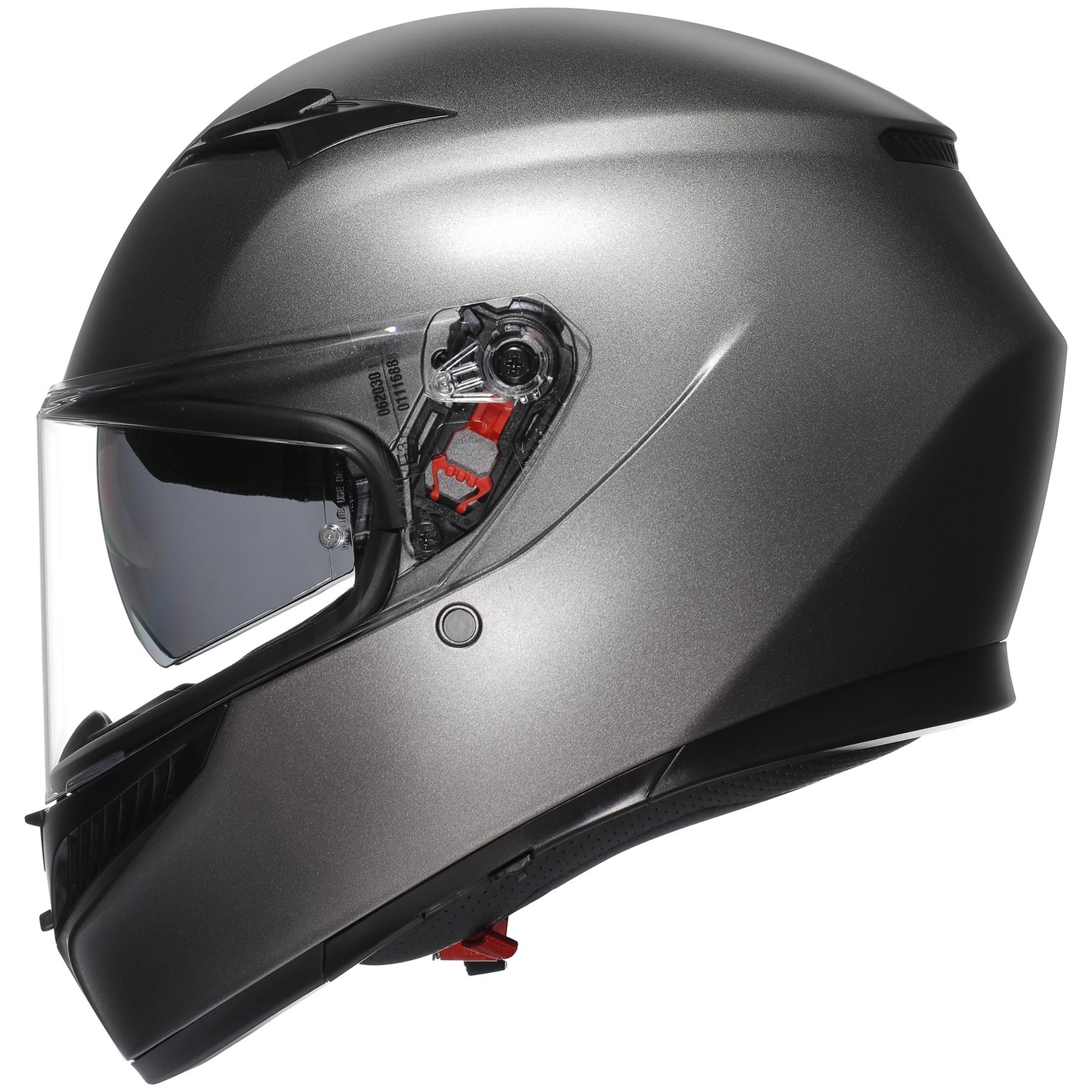 AGV K3 Plain Motorcycle Helmet Road Legal ECE 22.06 ACU Approved - Picture 19 of 29