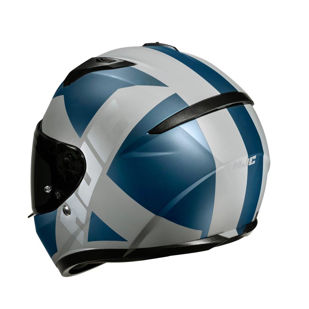 HJC C10 Tez Full Face Motorcycle Helmet Motorbike Scooter ACU Gold Crash Lid - Picture 10 of 14