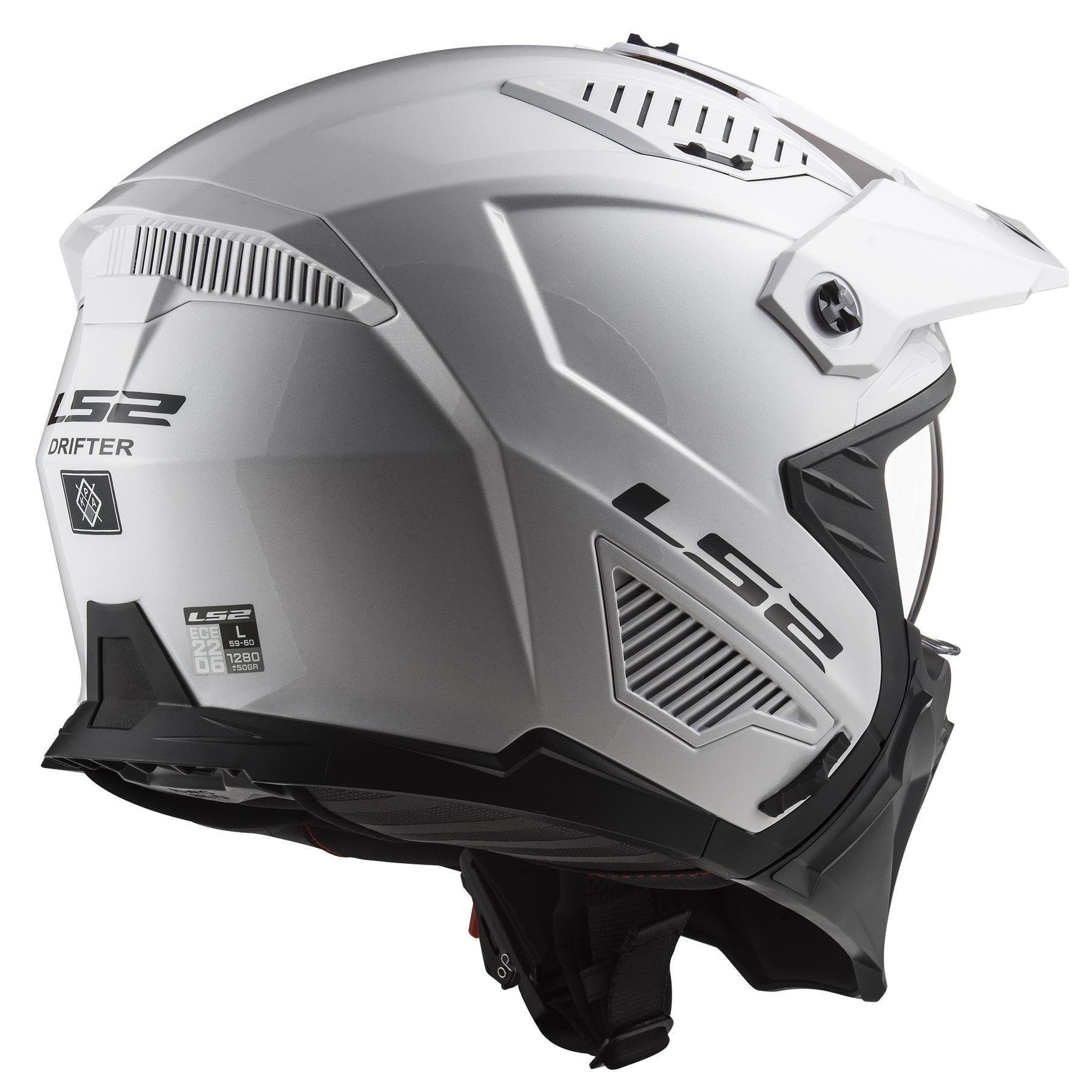 LS2 OF606 Casco moto alla deriva semplice fuori strada prova avventura maschera - Foto 19 di 23