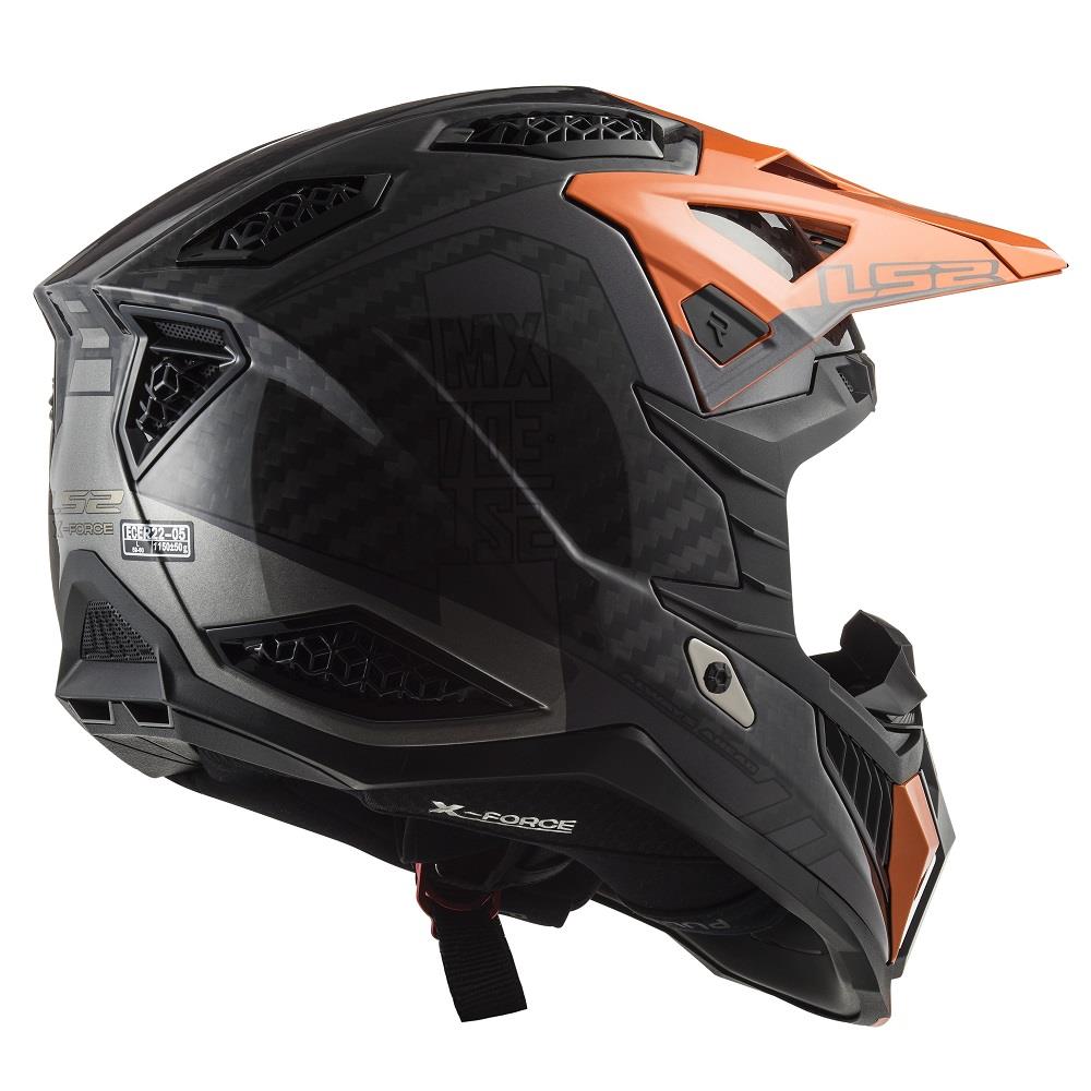 LS2 MX703 X-Force Carbon Victory Motocross Helmet Motorcross MX Off Road Lid - Picture 9 of 11
