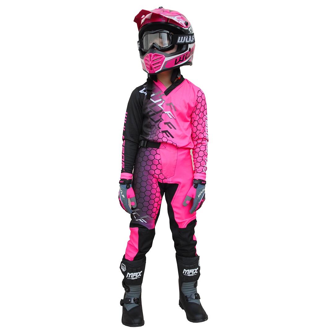 Wulfsport Cub Connect Motocross Trikot Kinder Motorcross MX Quad Shirt Jugend Top - Bild 5 von 17