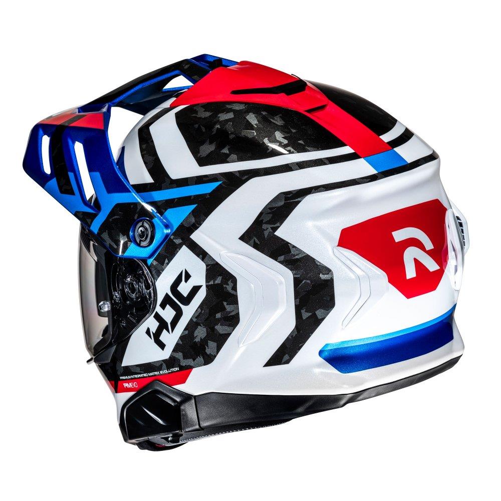 HJC RPHA 60 Dakar Dual Sport Motorcycle Helmet Adventure Full Face Blue Red - Picture 7 of 9