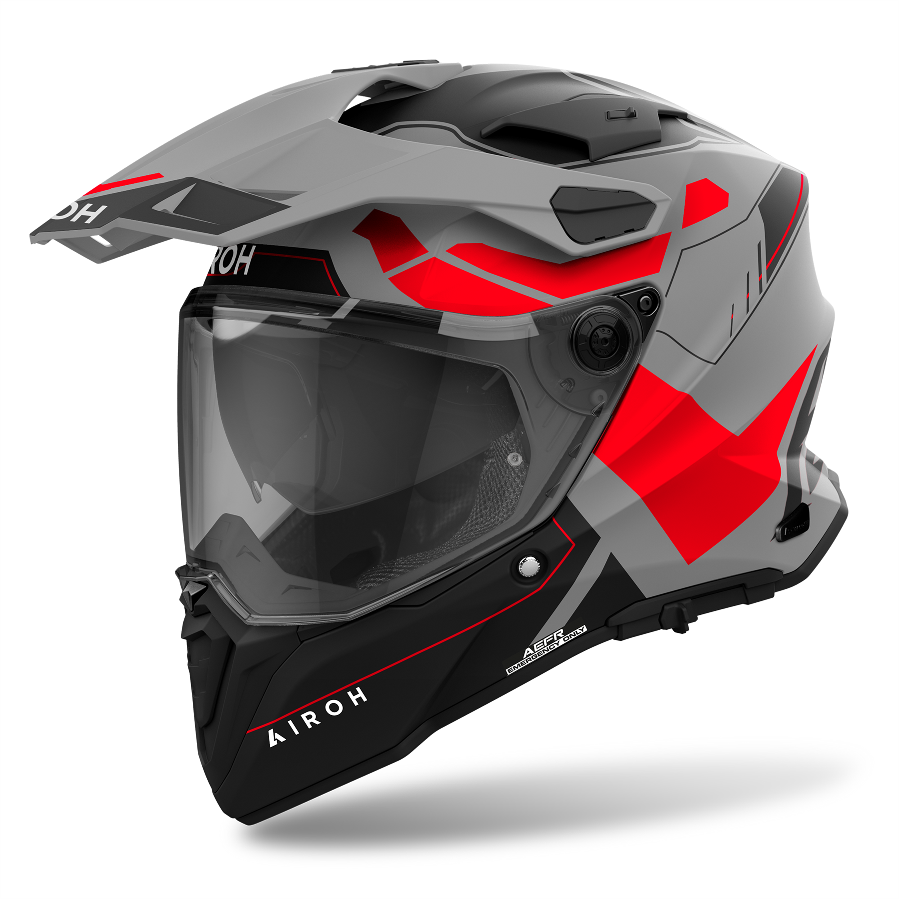 Airoh Commander 2 Carbon Reveal Adventure Enduro Off Road Dual Sport Helmet - Picture 12 of 20