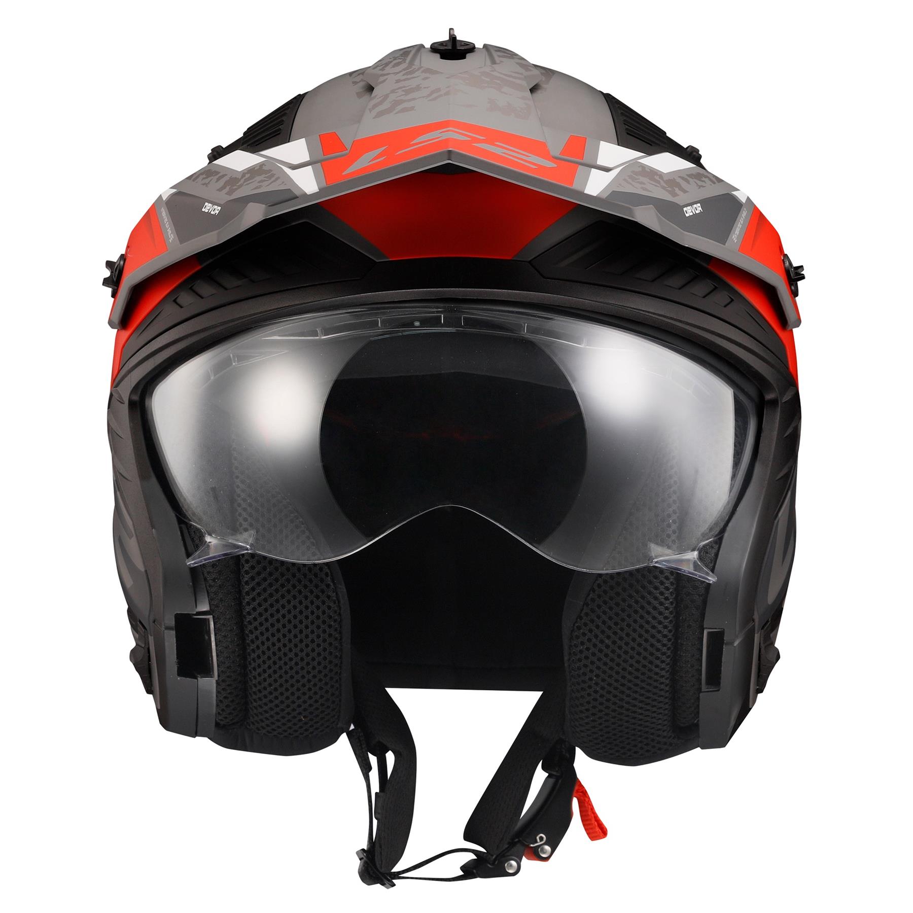 LS2 OF606 Drifter Devor Off Road Motorcycle Helmet Trial Adventure Bike Mask - Picture 17 of 25