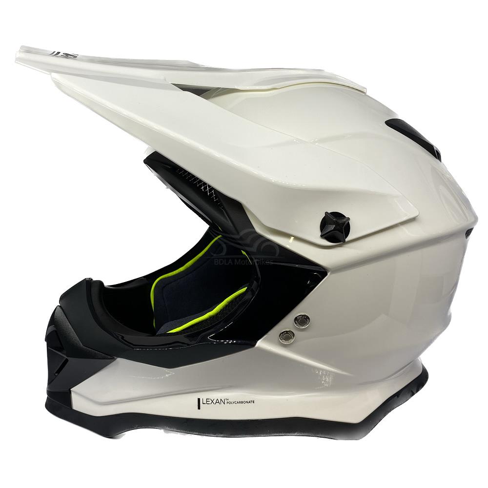 Nolan N53 Smart Motocross Helmet Off-Road Quad ATV Motorcycle Black White MX - Picture 13 of 18