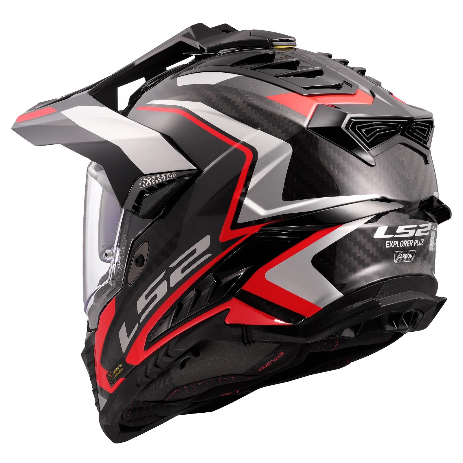 LS2 MX701 Carbon Explorer Frontier II Adventure Helmet Motocross MX Motorcross - Picture 13 of 26