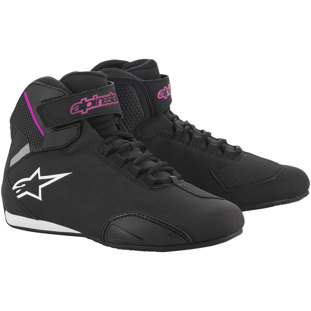 Alpinestars Stella Sektor Short Sports Ladies Motorcycle Boots Paddock Black - Picture 3 of 16