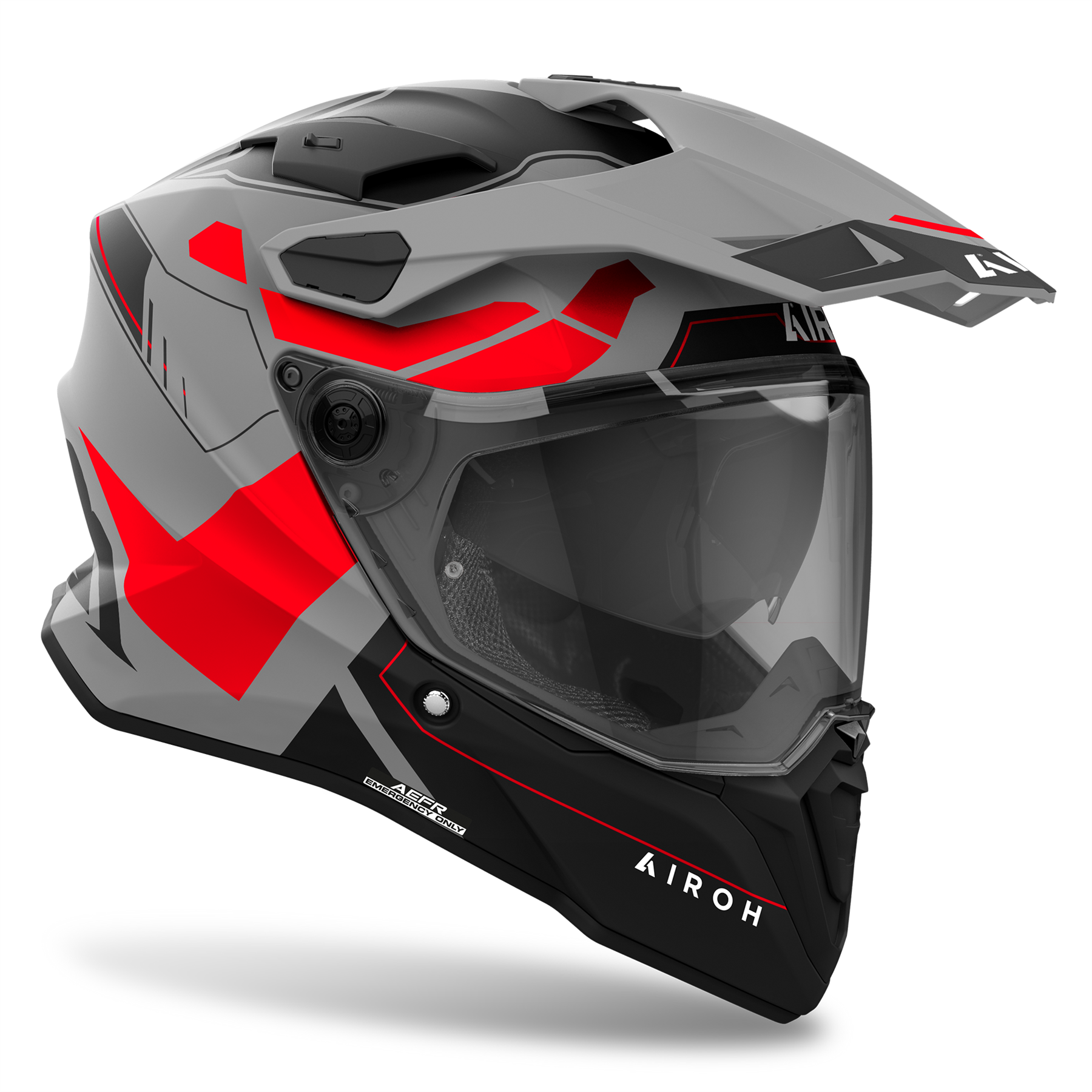 Airoh Commander 2 Carbon Reveal Adventure Enduro Off Road Dual Sport Helmet - Picture 13 of 20