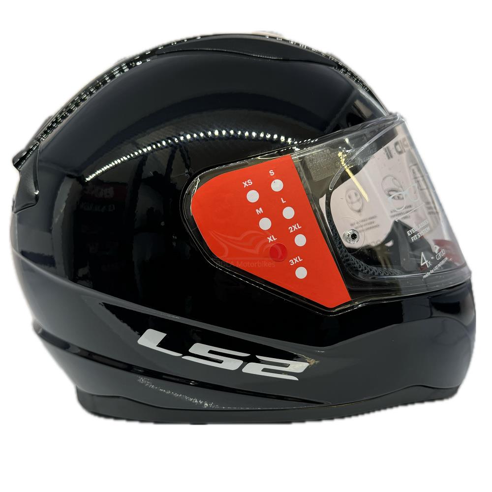 LS2 FF353 Rapid II Plain Motorcycle Helmet Full Face Moped Black White Grey - Picture 15 of 45