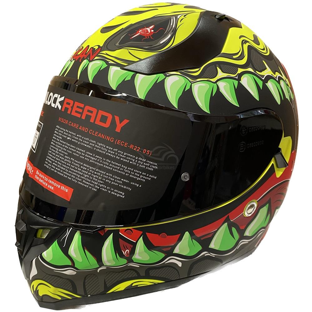 Vcan H128 Titan Cara Completa Motocicleta Casco de Choque Calavera Bicicleta Ciclomotor ACU Dorado - Imagen 21 de 27