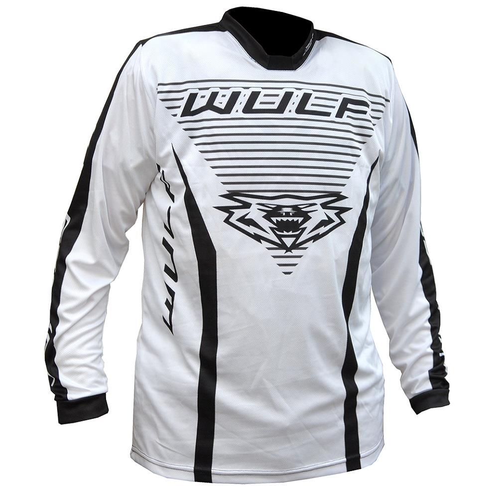 Wulfsport Linear Motocross Jersey Adults Motorbike Off Road Top Quad ATV Shirt - Picture 9 of 11
