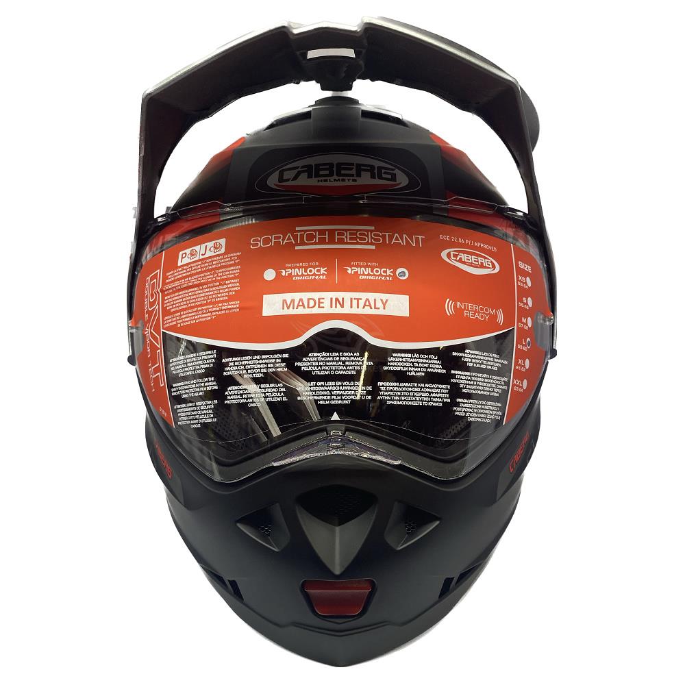 Caberg Tourmax X Sarabe Flip Adventure Motorcycle Helmet Dual Sport Blue Red - Picture 23 of 30