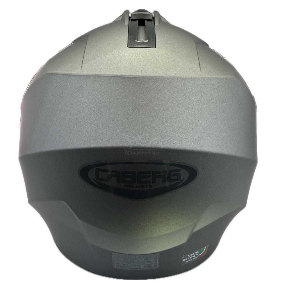 Casco de motocicleta plegable inteligente Caberg Duke X scooter modular liso negro brillante - Imagen 40 de 54