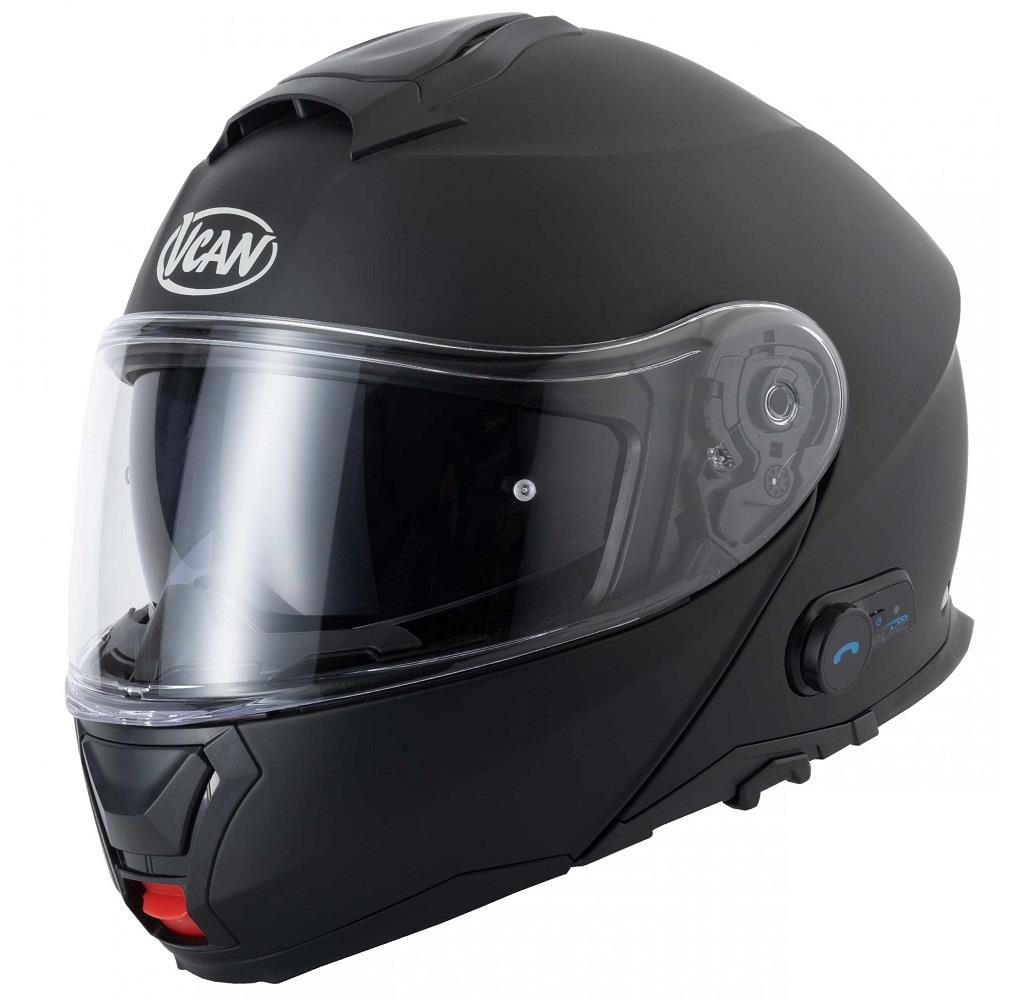 Vcan H272 Blinc Bluetooth Flip Front Flip Up Modular Motorcycle Scooter Helmet - Picture 6 of 18