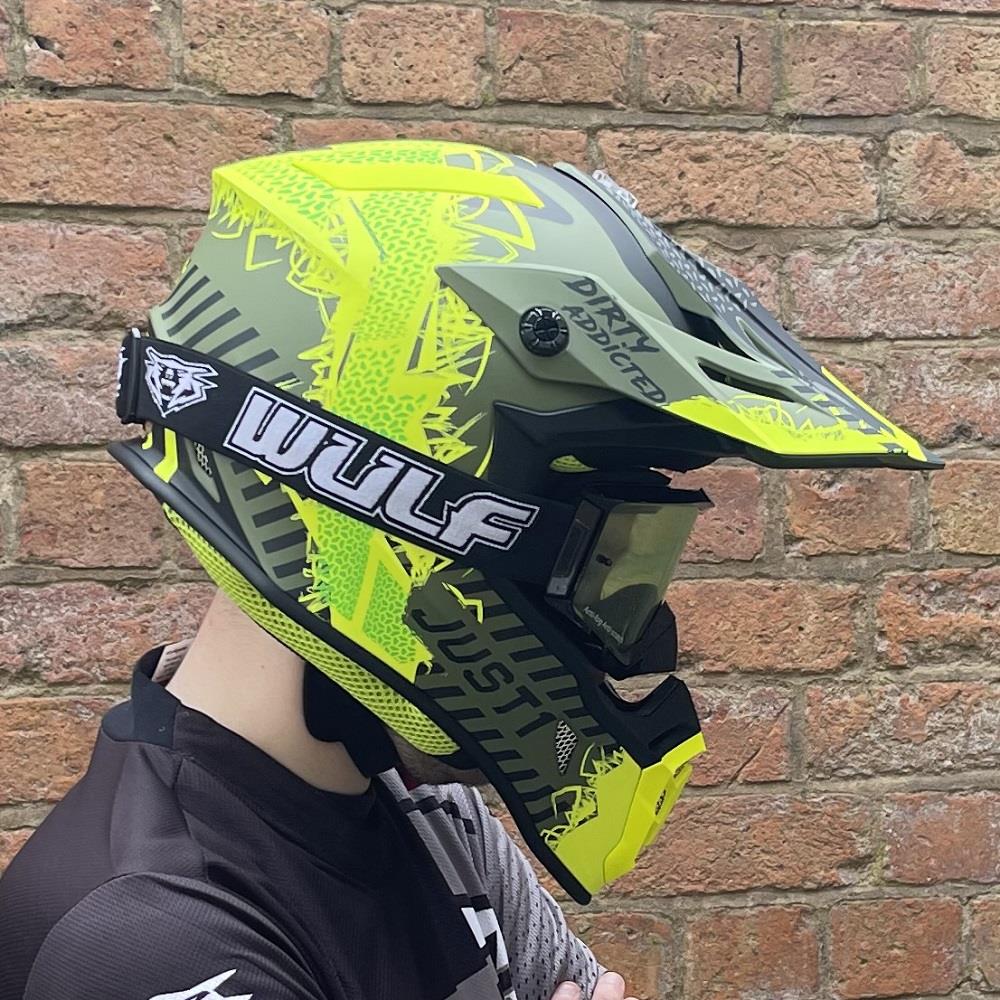 Just1 J38 Mask Motocross Helmet Motorcross Off Road ATV ACU Off Road Lid - Picture 20 of 24