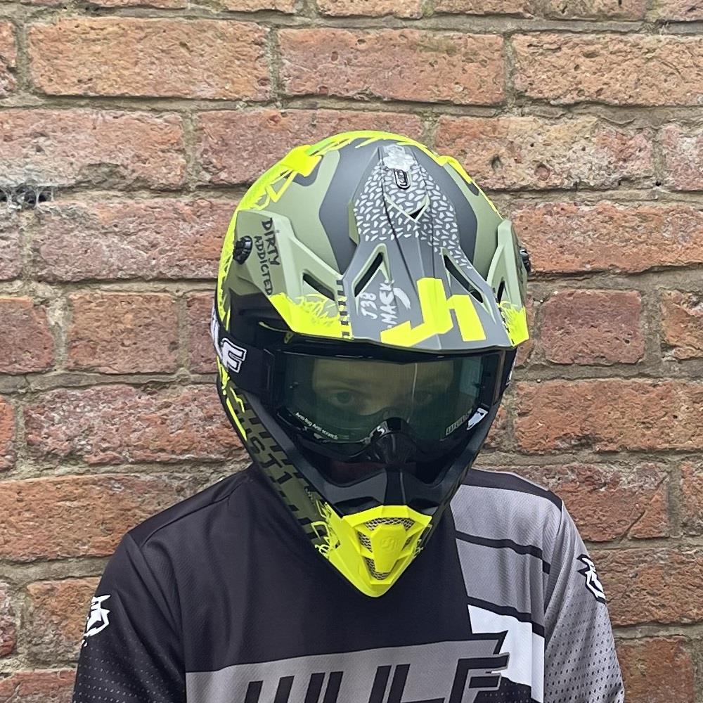 Just1 J38 Mask Motocross Helmet Motorcross Off Road ATV ACU Off Road Lid - Picture 21 of 24