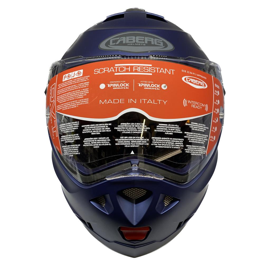 Casco de motocicleta plegable inteligente Caberg Duke X scooter modular liso negro brillante - Imagen 27 de 54