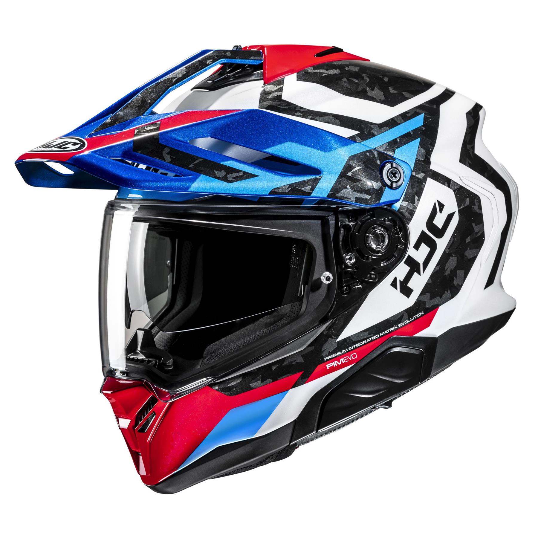 HJC RPHA 60 Dakar Dual Sport Motorcycle Helmet Adventure Full Face Blue Red - Picture 6 of 9