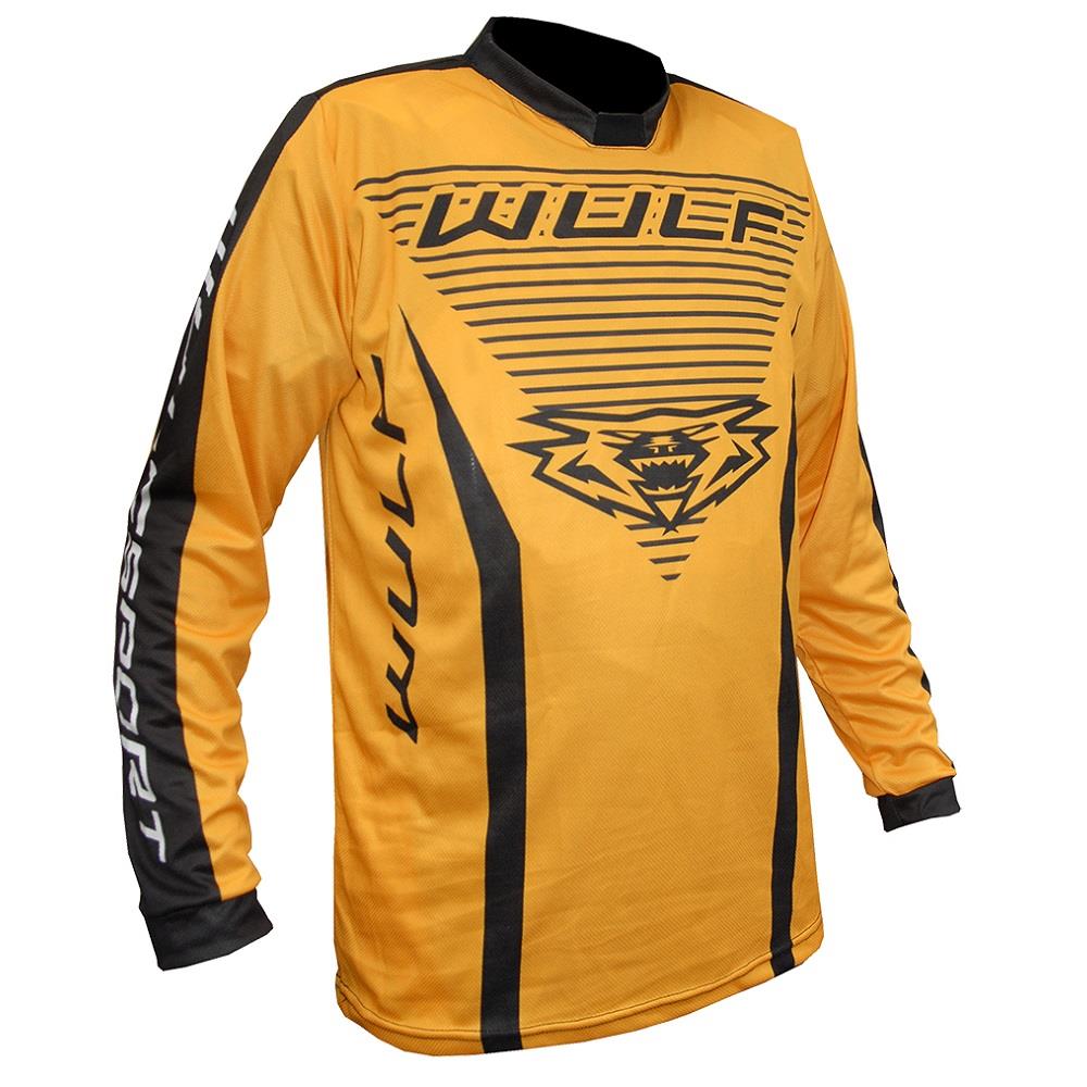 Wulfsport Linear Motocross Jersey Adults Motorbike Off Road Top Quad ATV Shirt - Picture 11 of 11