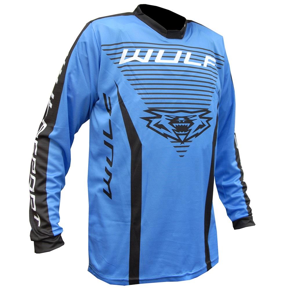 Wulfsport Linear Motocross Jersey Adults Motorbike Off Road Top Quad ATV Shirt - Picture 4 of 11