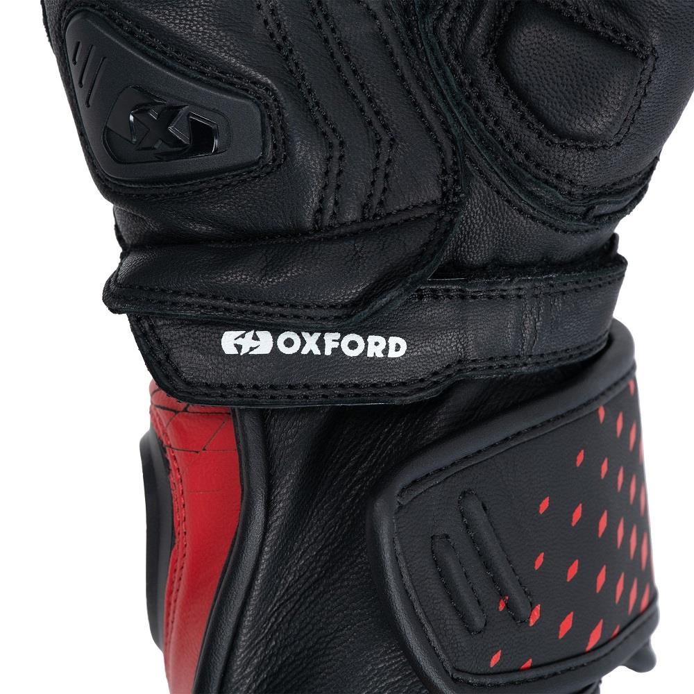 Oxford Nexus Mens Motorcycle Gloves Leather Sports Race Motorbike Track Glove - Picture 18 of 28