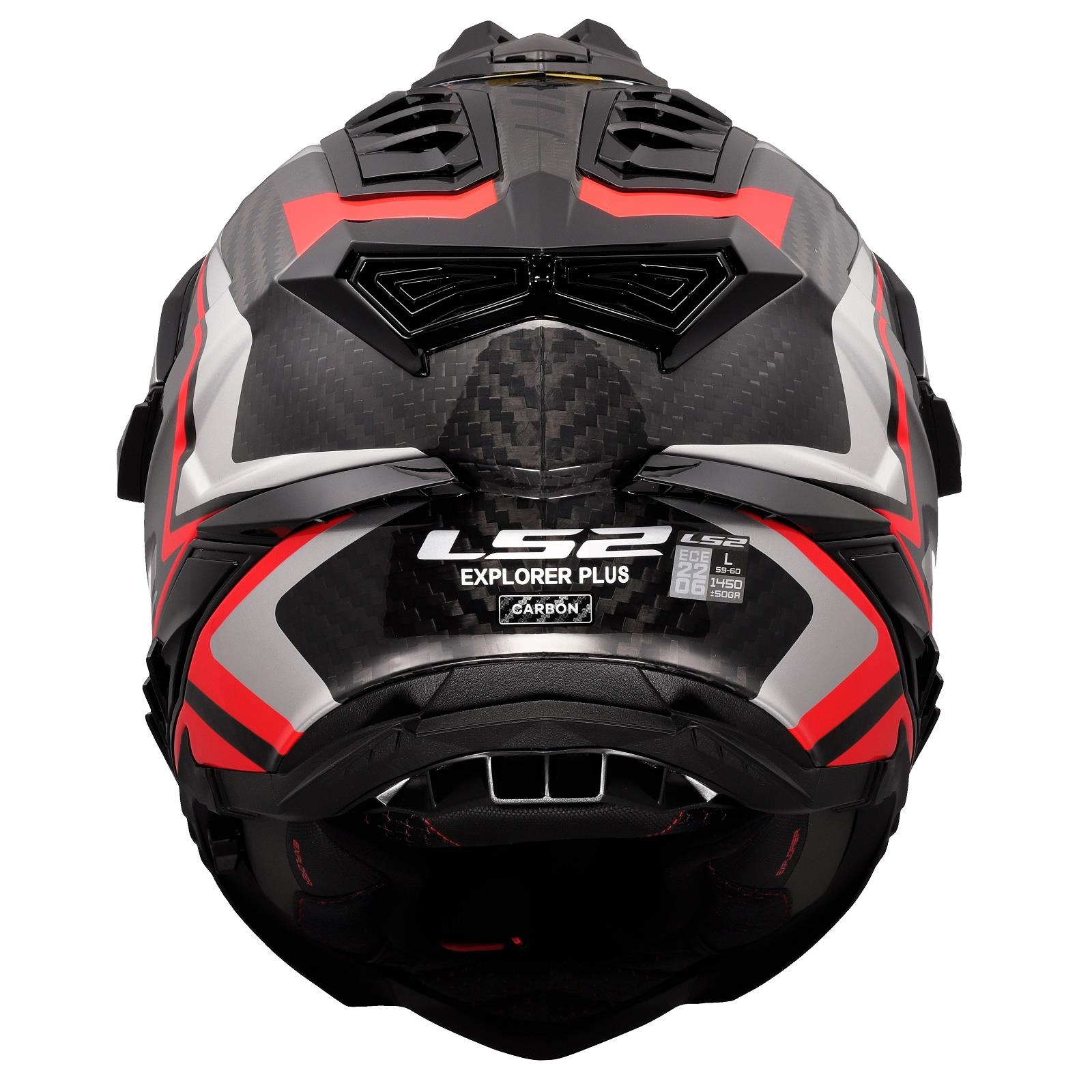 LS2 MX701 Carbon Explorer Frontier II Adventure Helmet Motocross MX Motorcross - Picture 14 of 26