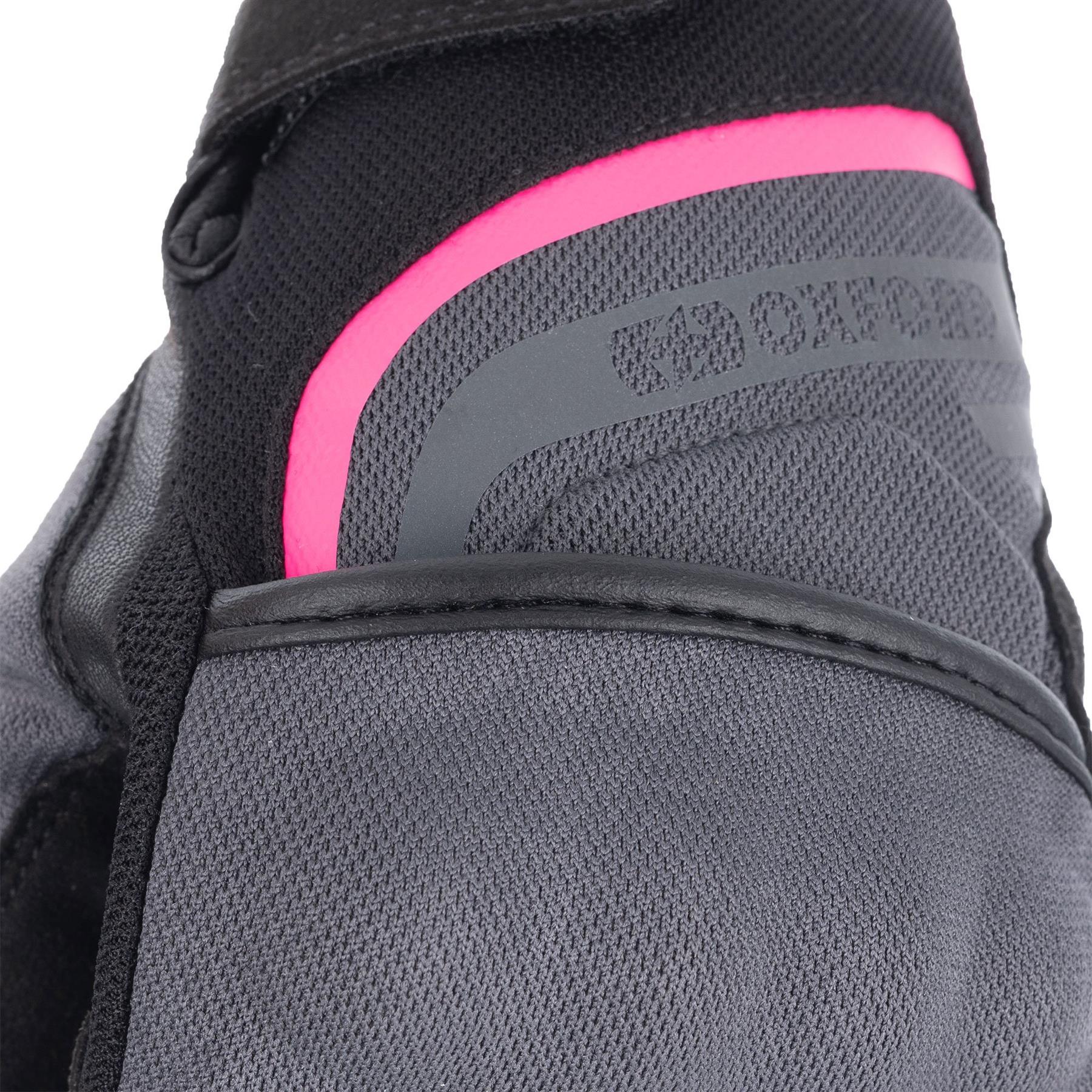 Oxford Dakar 1.0 Ladies Short Vented Black Summer Motorbike Motorcycle Gloves - Picture 17 of 26
