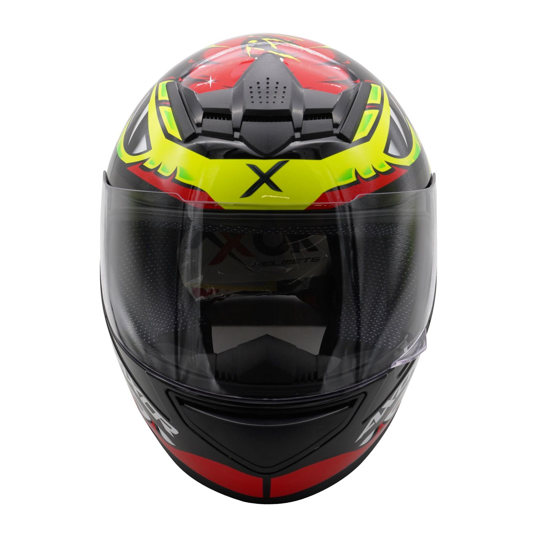 Axor Rage Python Full Face Motorcycle Helmet Scooter Moped Bike Crash Lid - Picture 21 of 26