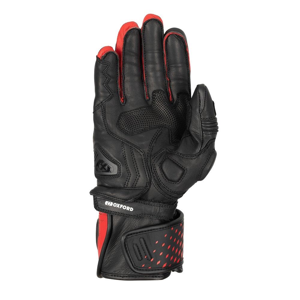 Oxford Nexus Mens Motorcycle Gloves Leather Sports Race Motorbike Track Glove - Picture 16 of 28