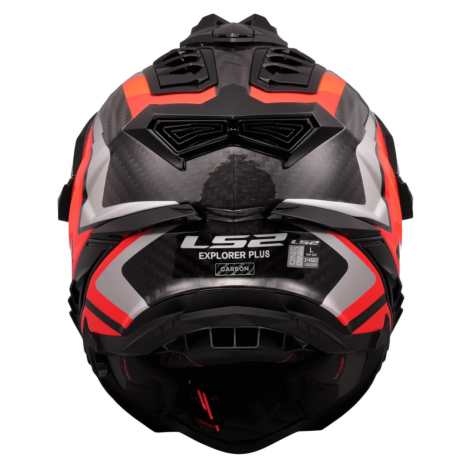 LS2 MX701 Carbon Explorer Frontier II Adventure Helmet Motocross MX Motorcross - Picture 6 of 26