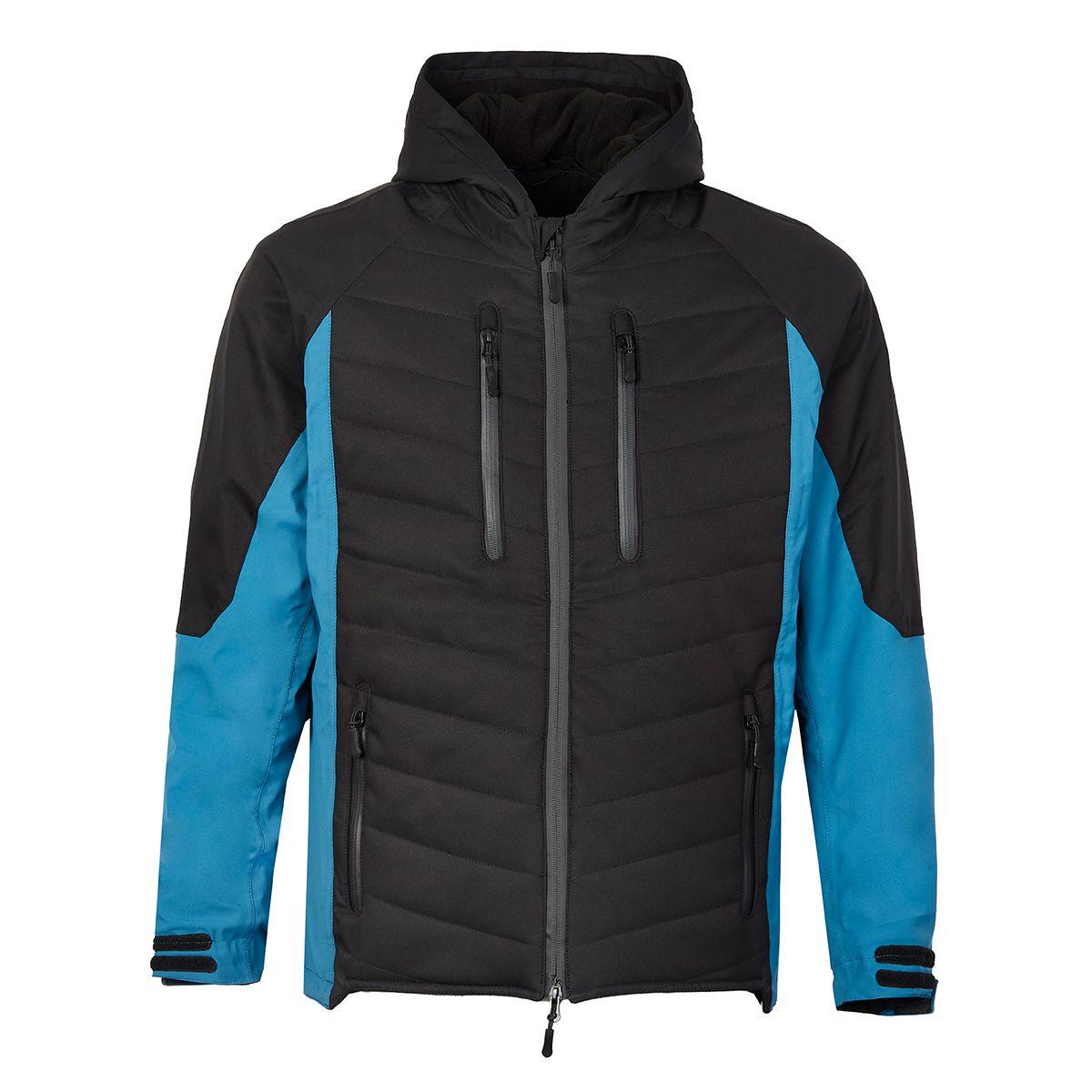 Spada Tino CE Waterproof Motorcycle Jacket Quilted Laminated Moped Hoodie Black - Picture 11 of 13