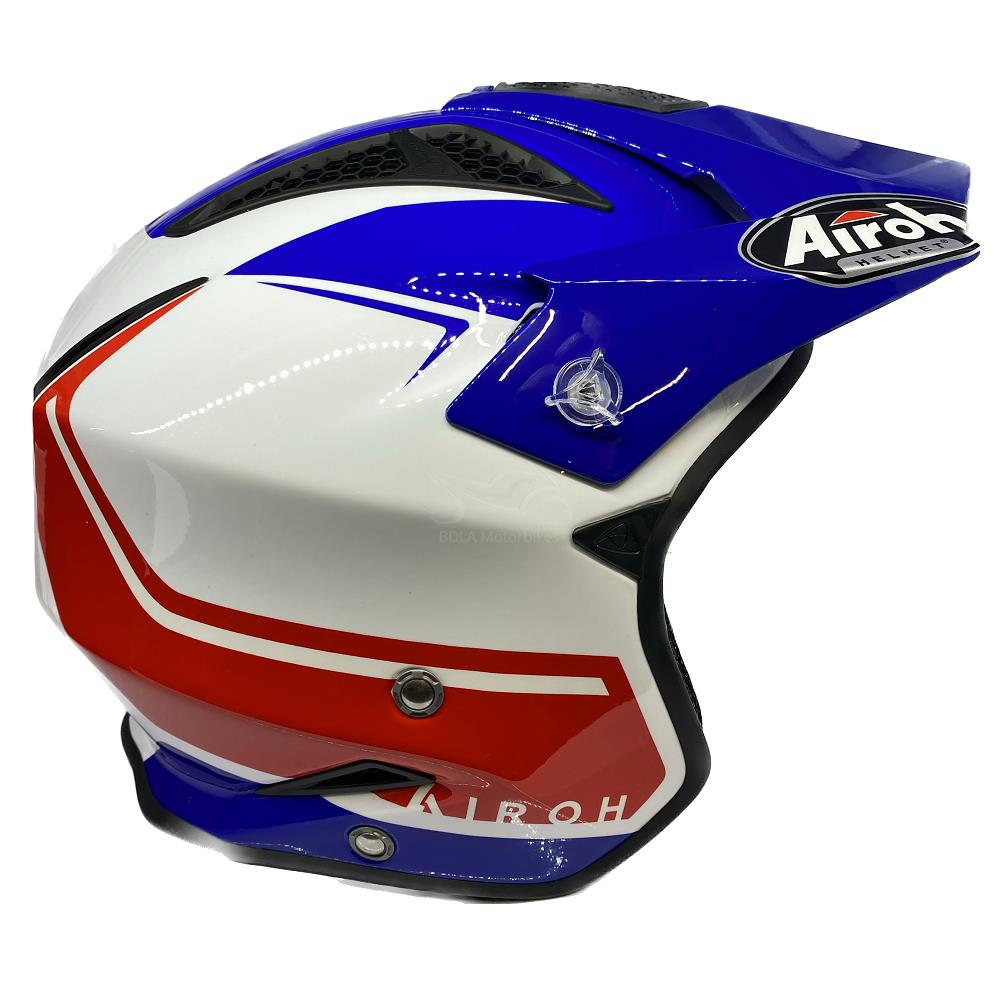 Airoh TRRS Keen Trials Helmet Off Road Open Face ATV Quad Motocross