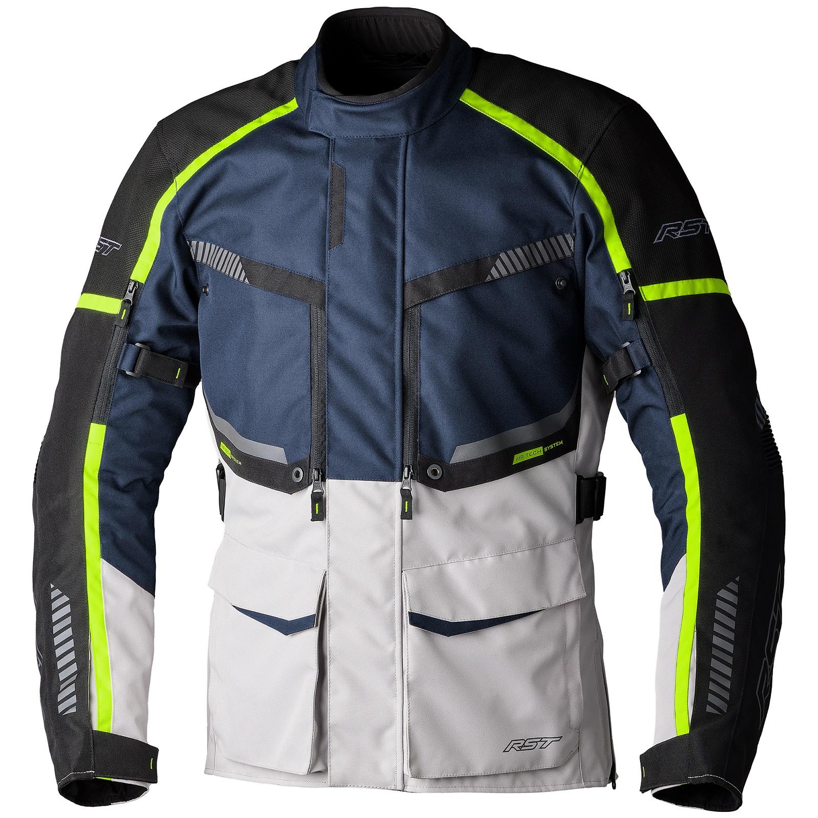 RST Maverick Evo Waterproof Motorcycle Jacket Adventure Touring Motorbike Black - Picture 5 of 12