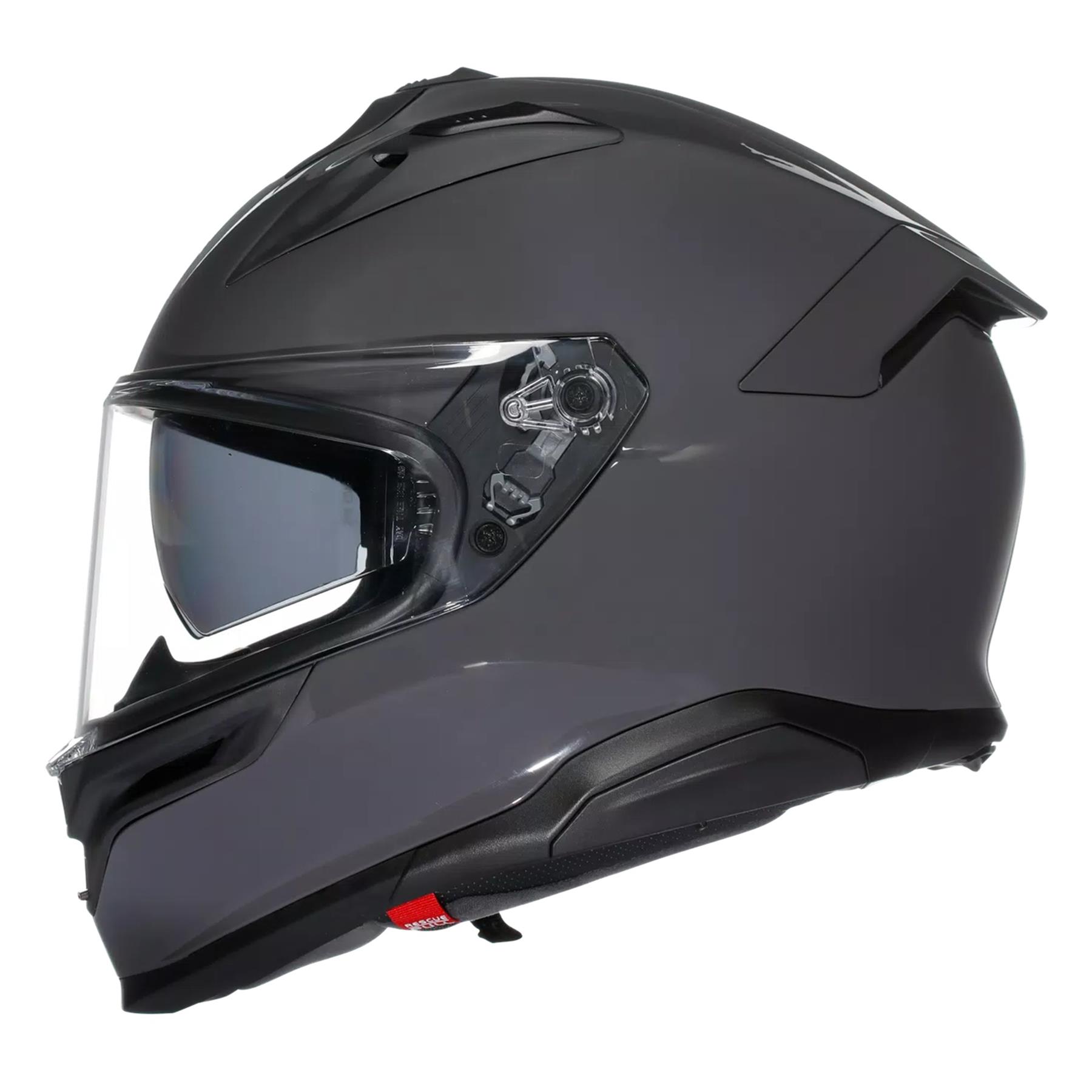 AGV K7 Plain Full Face Motorcycle Helmet Sports Touring Black White Grey - Picture 13 of 23