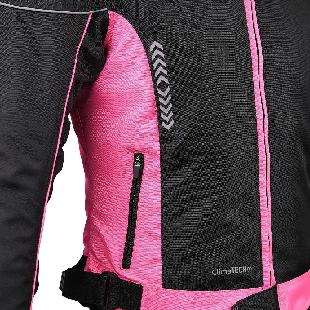 Bike It Insignia Ladies Waterproof Motorcycle Jacket All Year Thermal Vented - Picture 18 of 23
