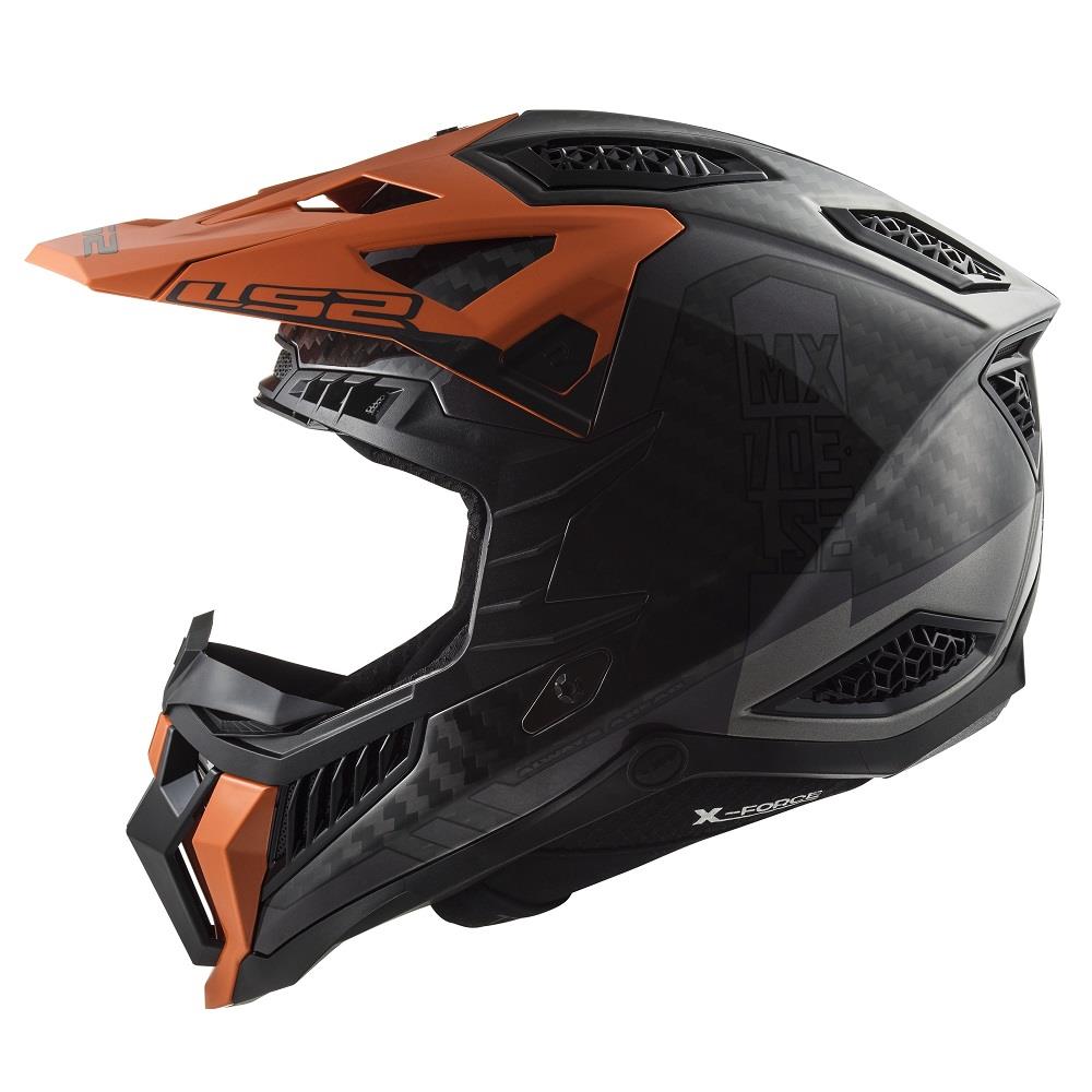 LS2 MX703 X-Force Carbon Victory Motocross Helmet Motorcross MX Off Road Lid - Picture 10 of 11