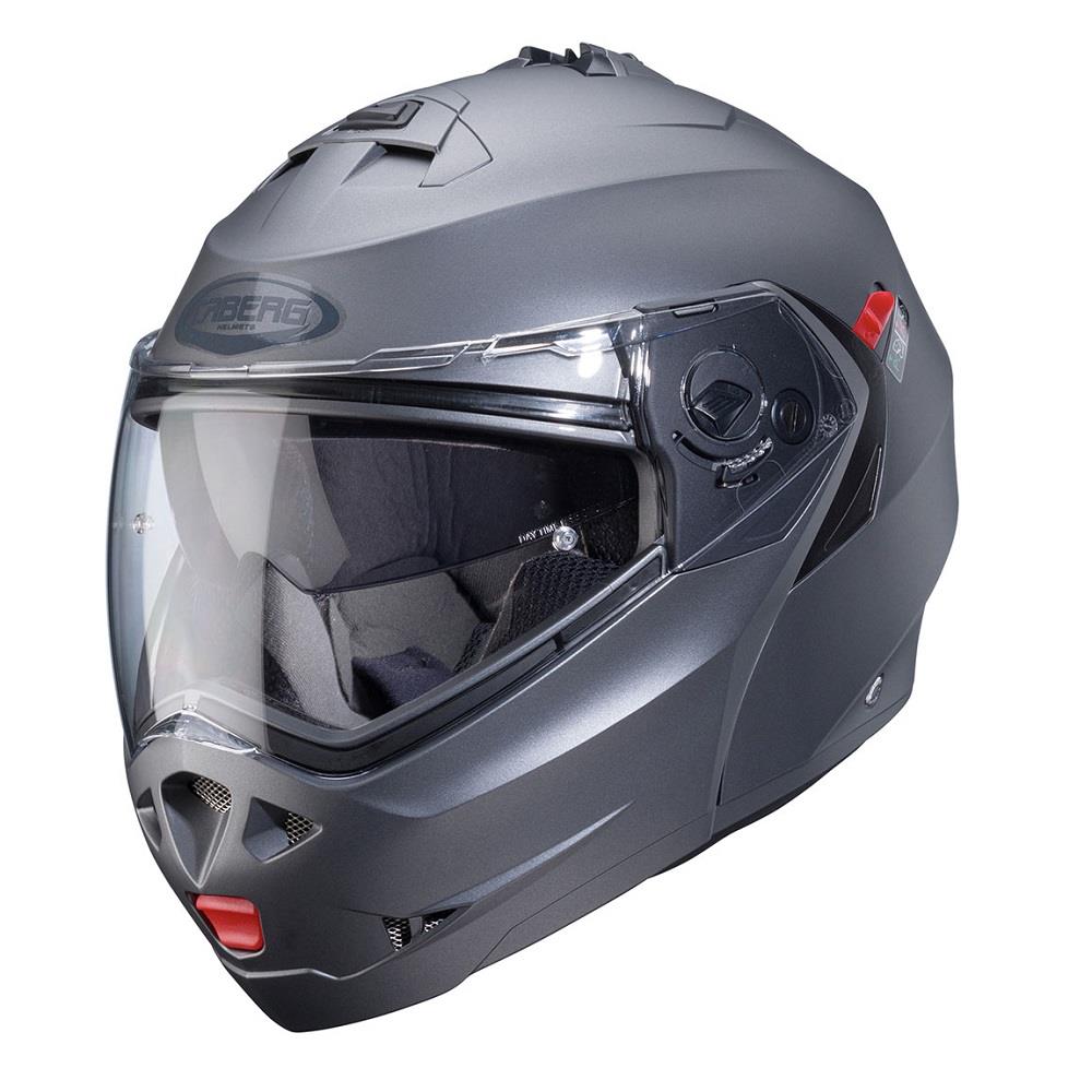 Casco de motocicleta plegable inteligente Caberg Duke X scooter modular liso negro brillante - Imagen 31 de 54