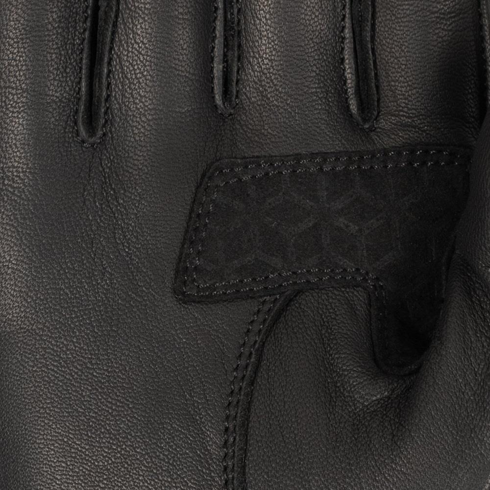 Oxford Henlow Air Short Leather Motorcycle Gloves Classic Summer Black Brown - Picture 7 of 13
