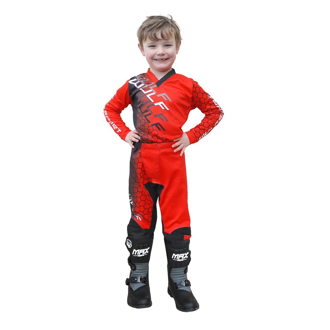 Wulfsport Cub Connect Motocross Trikot Kinder Motorcross MX Quad Shirt Jugend Top - Bild 4 von 17