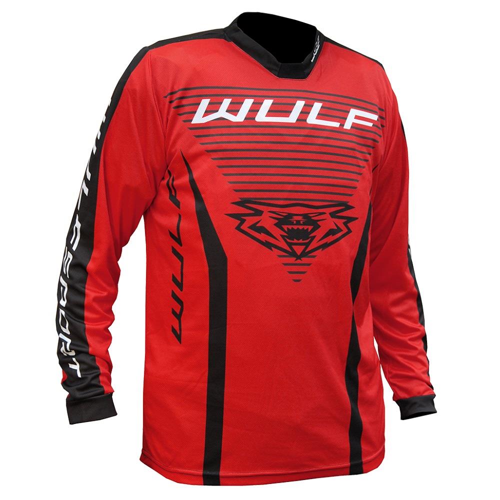 Wulfsport Linear Motocross Jersey Adults Motorbike Off Road Top Quad ATV Shirt - Picture 8 of 11
