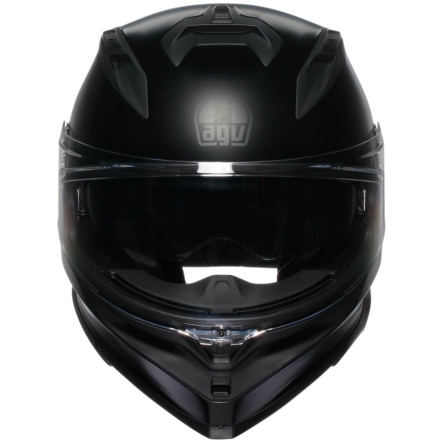 AGV K7 Plain Full Face Motorcycle Helmet Sports Touring Black White Grey - Picture 18 of 23