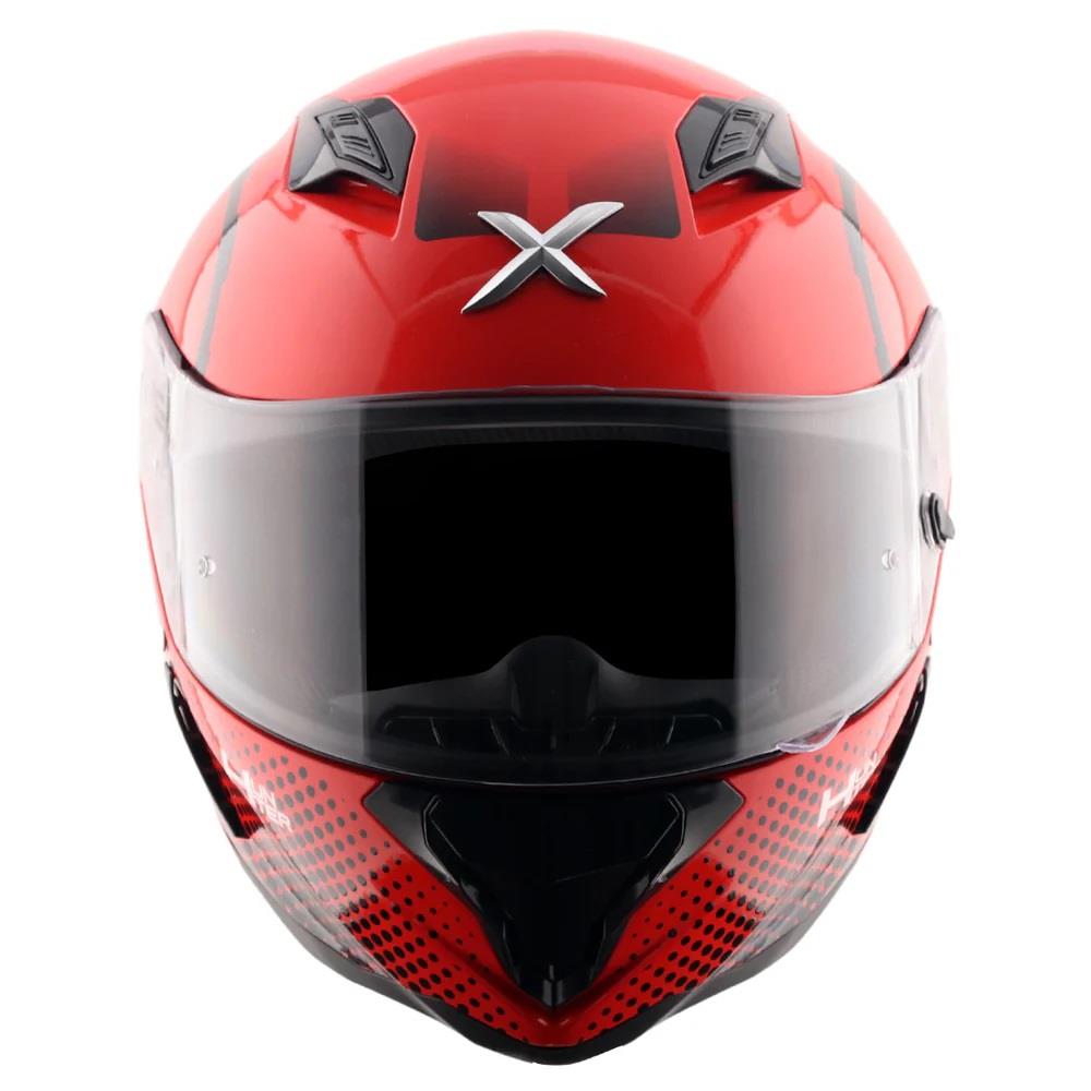 Axor Hunter Spear Full Face Motorcycle Helmet Scooter Motorbike Free Dark Visor - Picture 21 of 22