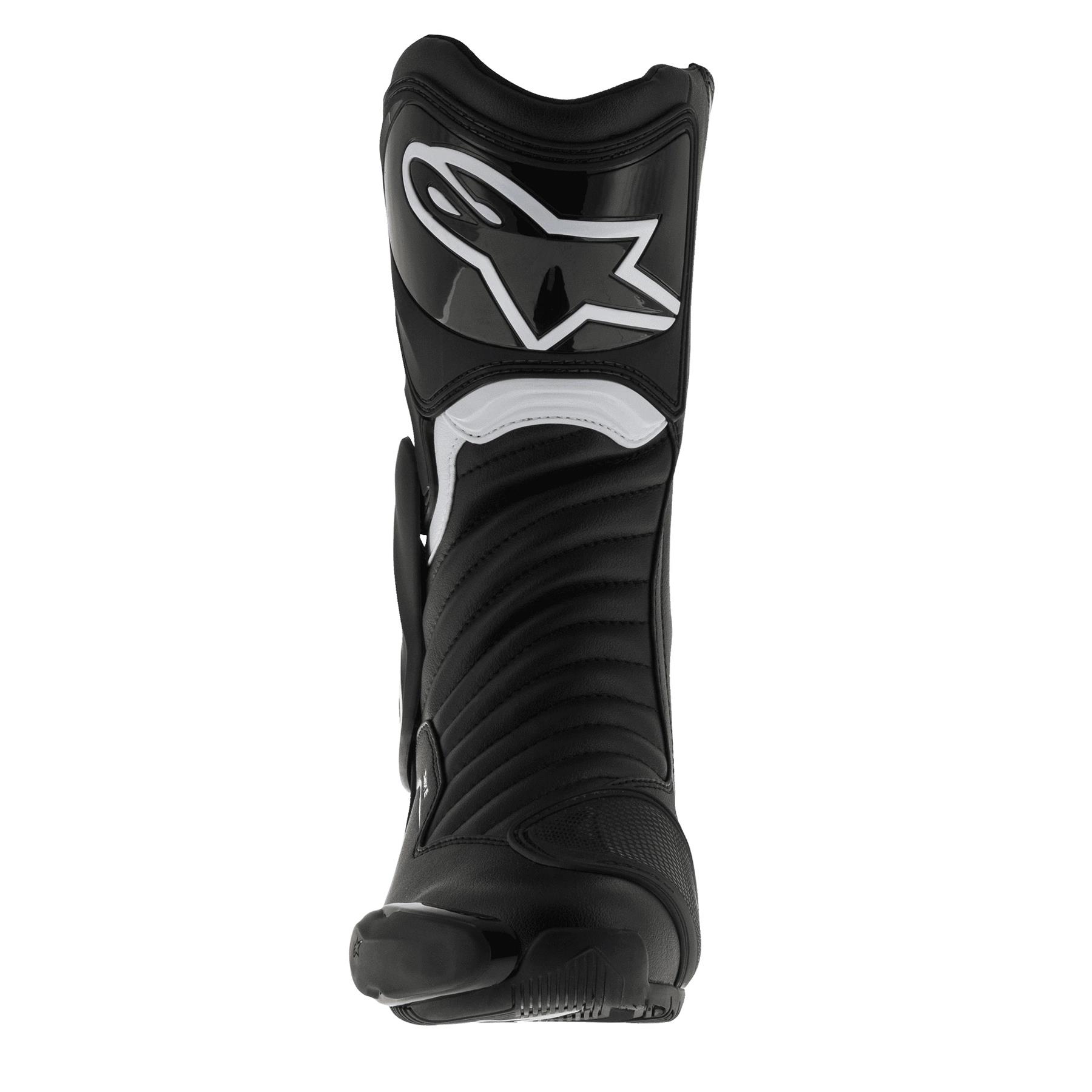 Alpinestars SMX-6 v2 CE Sports Racing Motorcycle Motorbike Boots Black White - Picture 13 of 16